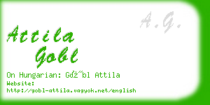 attila gobl business card